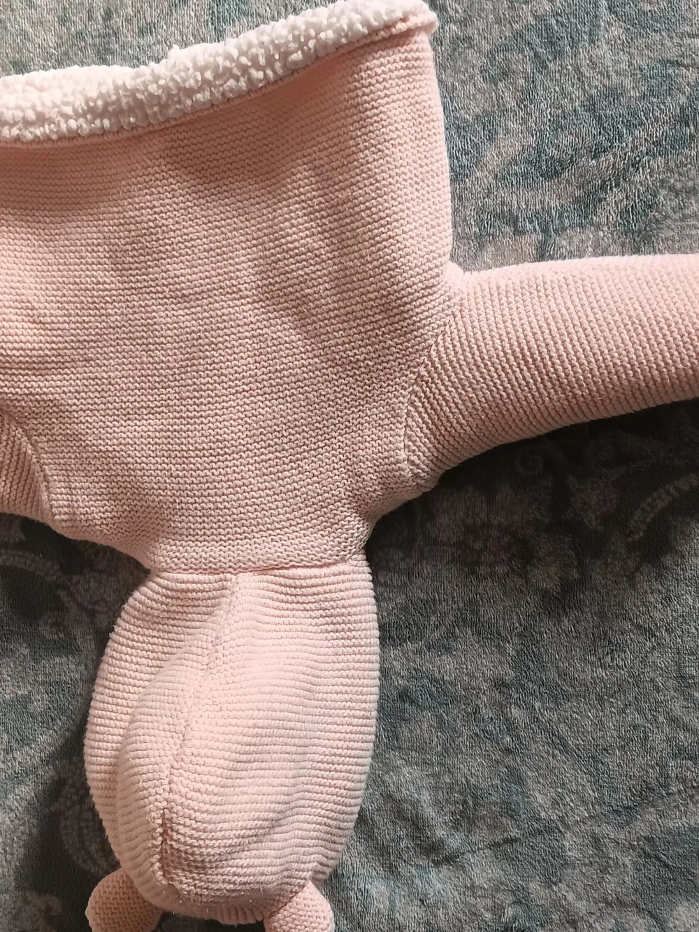 Carter's Baby Plush-Lined Hooded Knit Jacket - Blush Pink